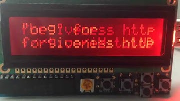Raspberry Pi Twitter controlled RGB LCD