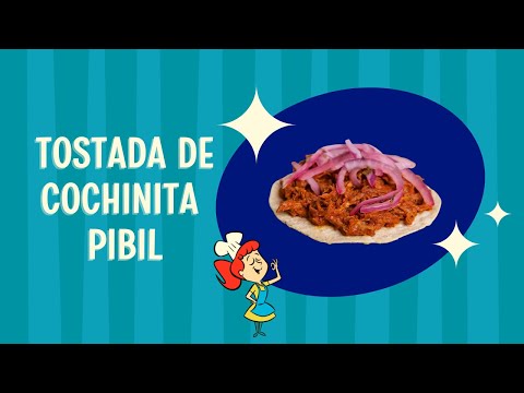Tostadas de Cochinita Pibil en la olla express