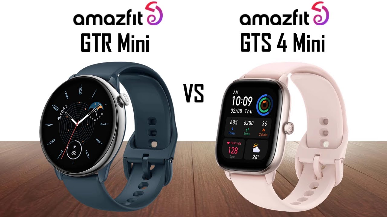 Amazfit GTR 3 Pro vs Amazfit GTS 4 Mini: What is the difference?