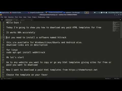 How to download any paid HTML templates for free.
