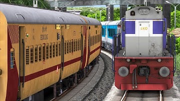 Train High Speed Perfect Crossing #15 | BUMPY RAILROAD | Train Simulator | Railworks 3 | NTG GAMING