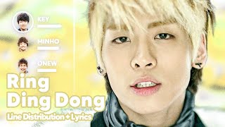 SHINee - Ring Ding Dong (Line Distribution Lyrics Karaoke) PATREON REQUESTED