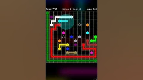 How To Solve Flow Free Bridges 13x13 Mania Pack Level 38 Board Walk Through Solution Walkthrough