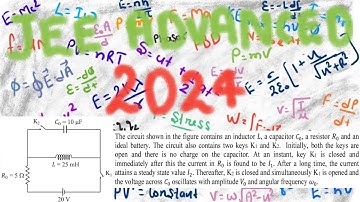 JEE Advanced 2024 PYQs solutions | Physics | Paper -1 | LR circuit & LC oscillation matching