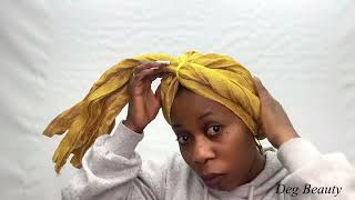 Another 4 minutes Gele Headwrap tutorial