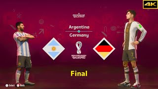FIFA 23 | ARGENTINA vs. GERMANY | MESSI vs. HAVERTZ | FIFA WORLD CUP FINAL | [4K]