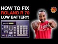 Roland R70 Low Battery Error | Roland R70 Battery Replacement