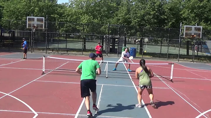 Pickleball Double Elimination Round 1 Match... Dav...
