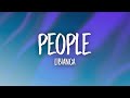 Libianca - People (sped up) Lyrics