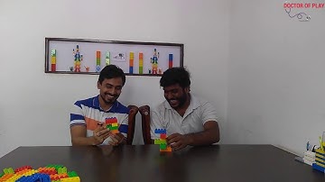 "Back to Back" activity using six LEGO Bricks