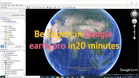 Google Earth Pro Tutorial |  Creating KML File | Street view| Dipen Saha | Rainman