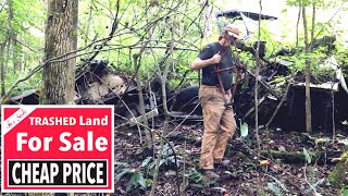 Should you buy land that is TRASHED?!?