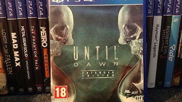 Until Dawn Extended Edition Unboxing PS4