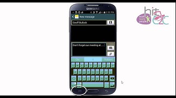 ICT Tip of the Week How to Schedule a text message on Android Samsung S4 Mini