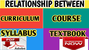 #RelationshipofTextbook,syllabus,course,curriculum#Learnwithconcept#ByArchanaVishwakarma, Course-8