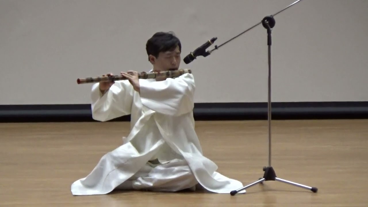 #청성곡 #대금연주 배근우 #인천시무형문화재 제7 1호 남창가곡보존회 - YouTube