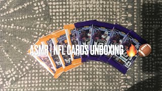 ASMR | NFL unboxing 8 PACKS! 2024 panini contenders + 2025 optic Donruss football😴😴🏈🏈
