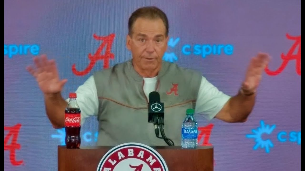 Nick Saban gets HEATED when talking about rat poison and external factors before Mercer | SEC NEWS