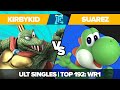 KirbyKid vs Suarez - Ultimate Singles Top 192: WR1 - Low Tide City | King K. Rool vs Yoshi