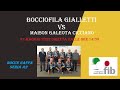 Bocciofila gialletti vs maison galeota cicciano serie a2 raffa 2022