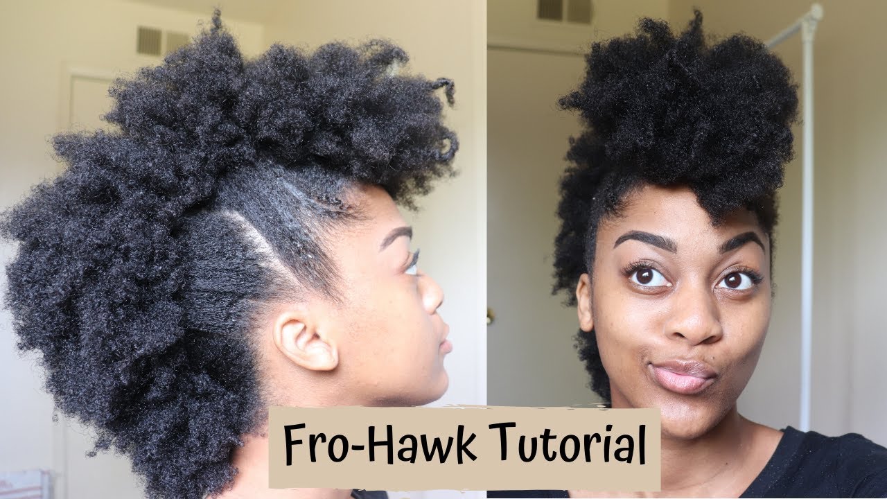 Fro-hawk Tutorial On Natural Hair | Natural Hair Tutorial ...
