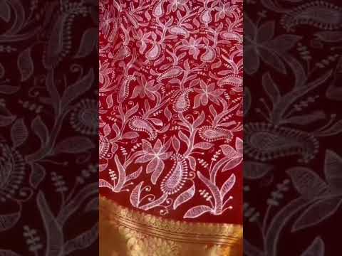 kora organza উপরে চিকন ওয়ার্ক বুকিং নম্বর : 9064782135