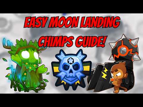 The EASIEST Way For a Black Border on Moon Landing in BTD6!