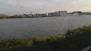 Commuting on PATH train from Harrison, NJ to Jersey City