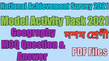 NAS 2021|Model Activity Task 2021 Geography question Solved Paper| MCQ Adaptation question & Answer