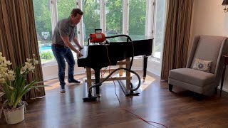 How to Move a Baby Grand Piano with an Airsled