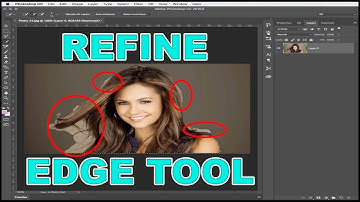 Photoshop Refine edge tool does not show problem solved