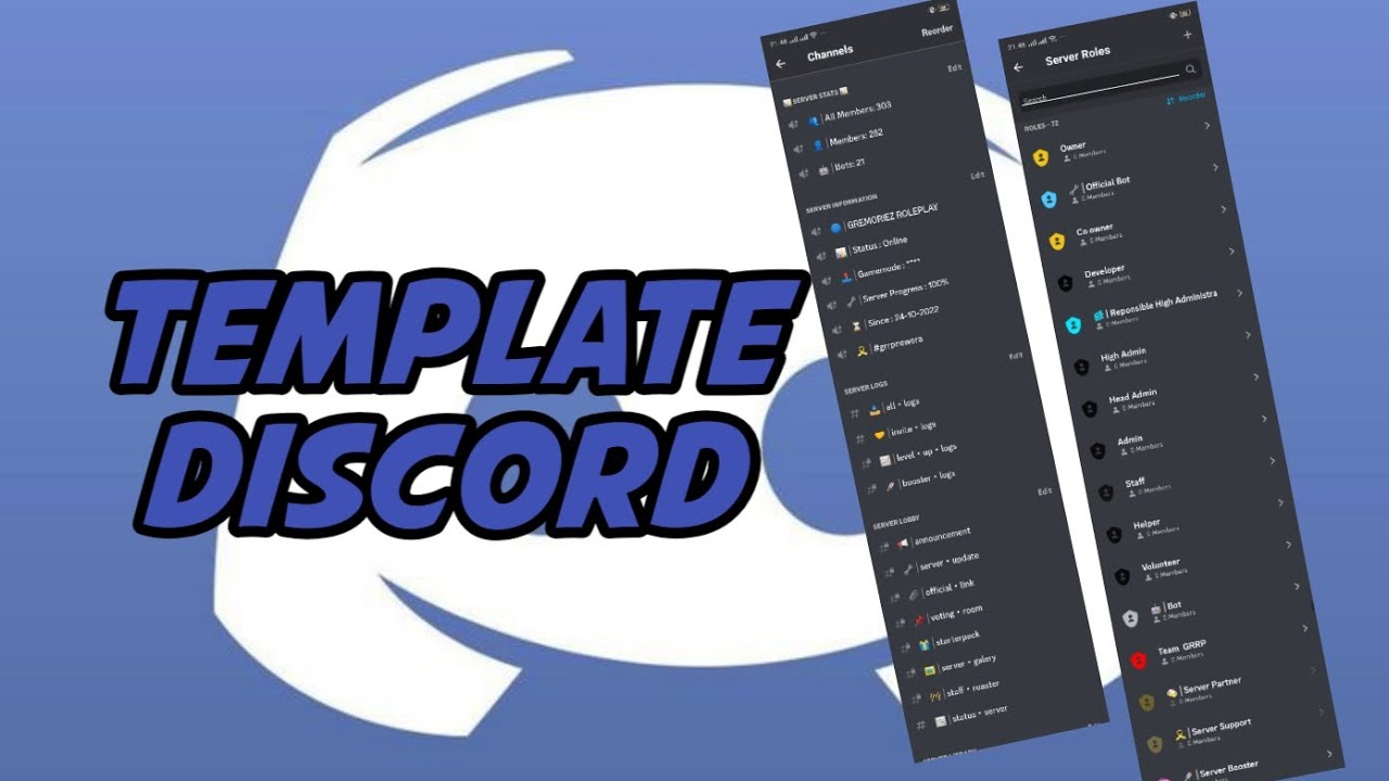 SHARE TEMPLATE DC SERVER | SAMP ROLEPLAY - YouTube