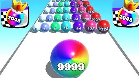 Ball Merge 2048 - All Levels Gameplay Android,ios Walkthrough Mobile Game New App Part 2 (Level 3)