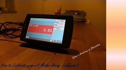 Calibration of pH Meter Using Labquest 2 | From Vernier | Two point Calibration