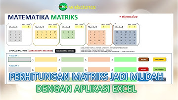 Utak Atik Matriks Matematik  I  Matematika Excel  I  Operasi Matriks