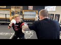 FUTURE STAR!? CHLOE WATSON RIPS INTO THE PADS WITH TRAINER RICKY HATTON