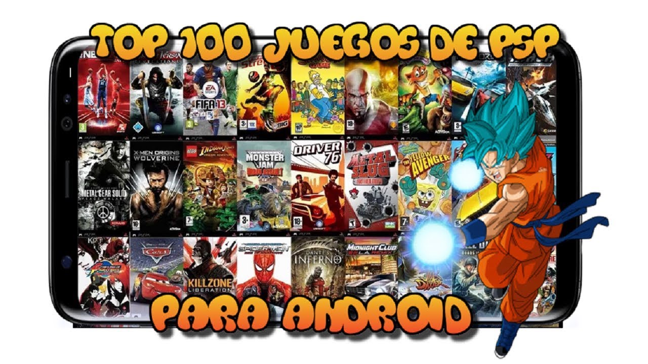 Bajar Los 100 Mejores Juego Para Ppsspp - Emulador De Psp Juegos Para Android Psp Emulator For ...