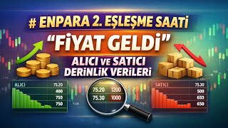 Enpara 2.Eşleşme Fi̇yati Geldi̇. Kac Lot Satildi Alicisi Ve Saticisi Deri̇nli̇k Veri̇leri̇