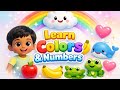 Learn Colors &amp; Counting 1 to10 for Kids | Apple, Banana, Animals &amp; Rainbow | Fun Preschool &amp; Toddler