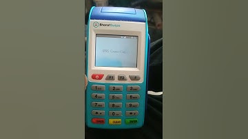 Bharat pay swipe machine probelm