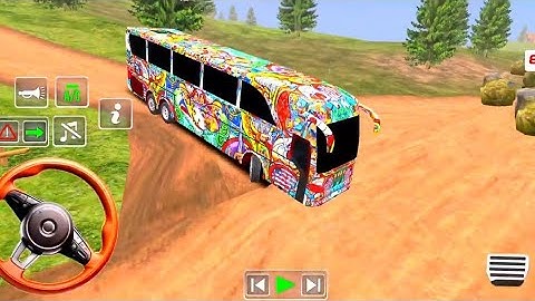 Coach Bus Simulator India Off-road Driving Bus Game | New Update 2025 Full Gameplay Video Part #252 