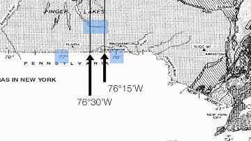 Reference Table Page 3-Latitude and Longitude of NYS-Hommocks Earth Science Department