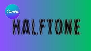 How to Create a Halftone Text Effect in Canva