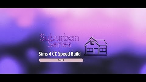 Rambler Family Home I Suburban Series Part 3 I Sims 4 CC Speed Build