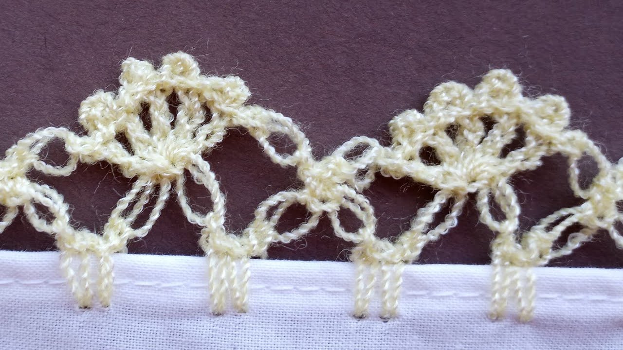 Punta 31🌊👍🏽Abanicos y Espuma de Mar, Punta para servilleta facil Punta 31🌊👍🏽Abanicos y Espuma de Mar, Punta para servilleta facil