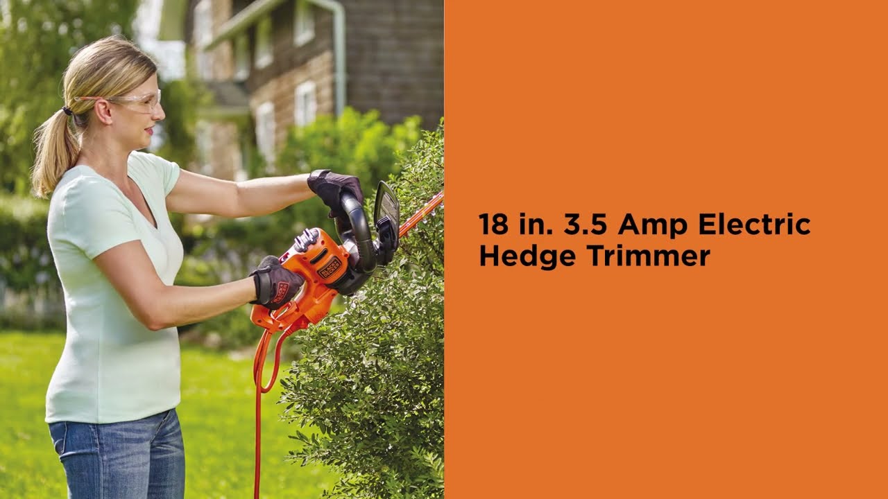 18 In. Electric Hedge Trimmer | BLACK+DECKER