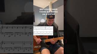 BEETLEJUICE ON AN ELECTRIC GUITAR