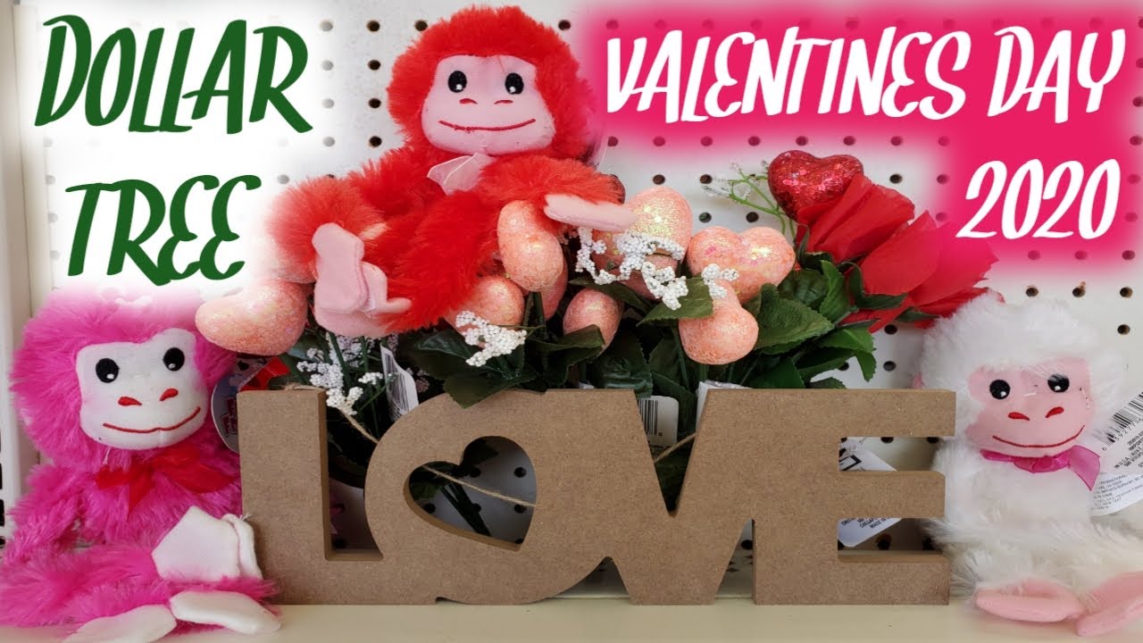 NEW DOLLAR TREE VALENTINE'S DAY DECOR 2020 4K SHOP