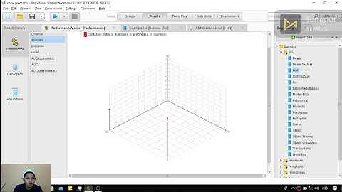 PENGUJIAN ALGORITMA K NN MANGGUNAKAN APLIKASI RAPID MINER | Menggunakan data Golf dari rapid miner