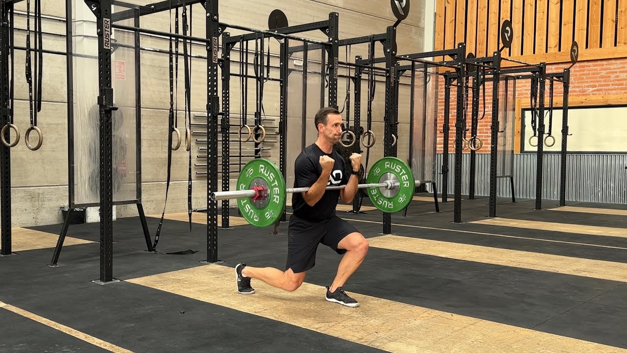 BB Zercher Reverse Lunge - YouTube